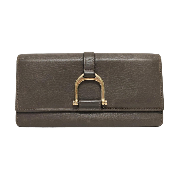 Calfskin Wallet Gray