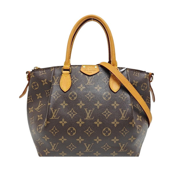 TURENNE Monogram Coated Canvas Brown