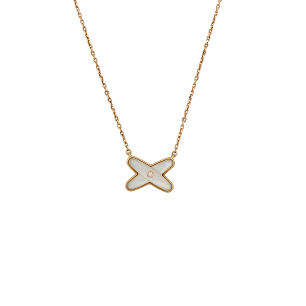 Jeux De Liens 18k Rose Gold Necklace