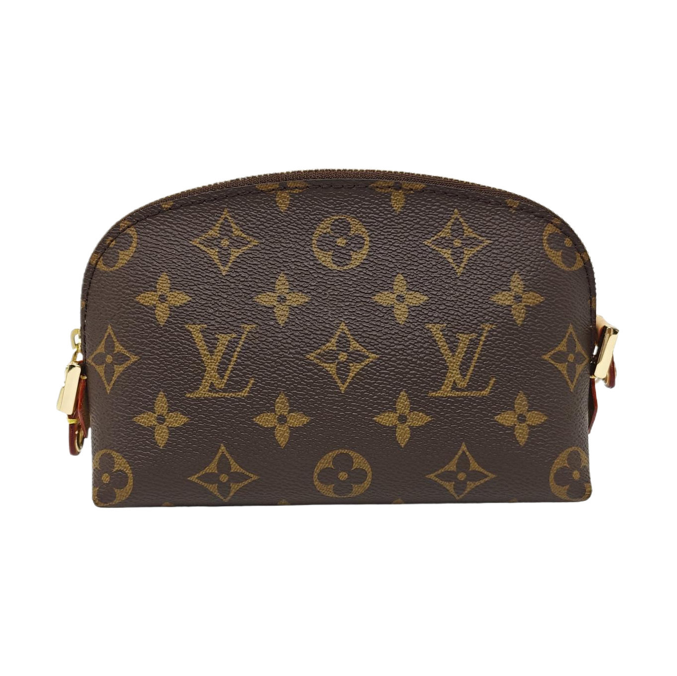 COSMETIC PM Monogram Coated Canvas Brown