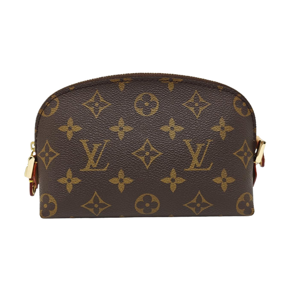COSMETIC PM Monogram Coated Canvas Brown