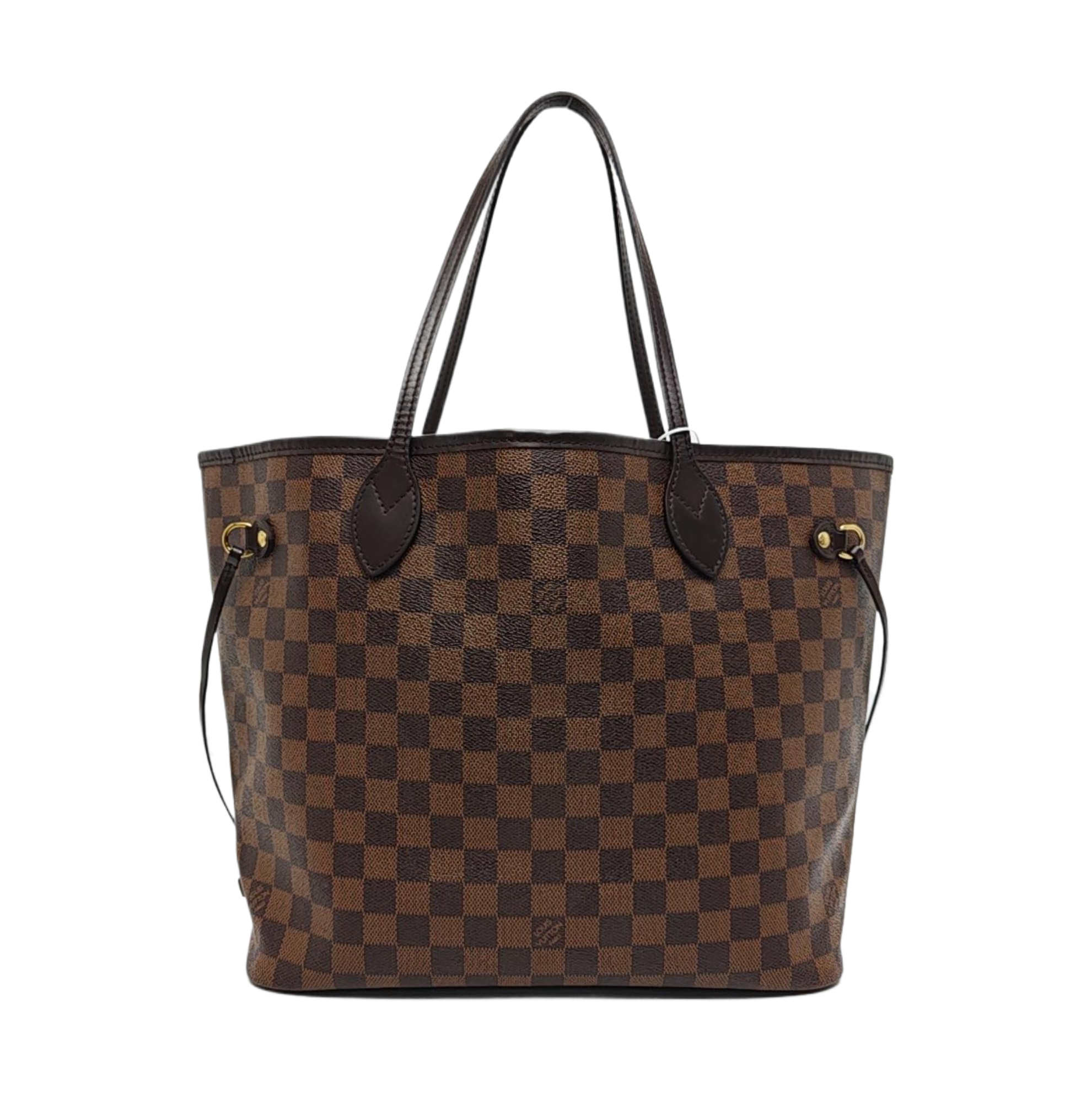 NEVERFULL MM Damier Ebene Coated Canvas Brown