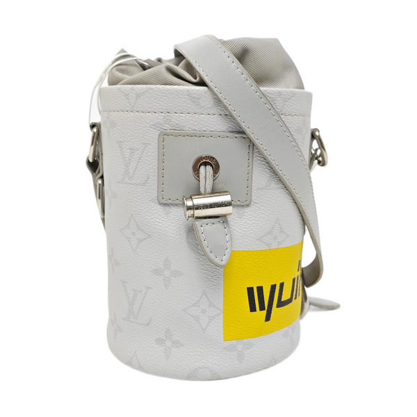 CHALK Monogram Coated Canvas Gray