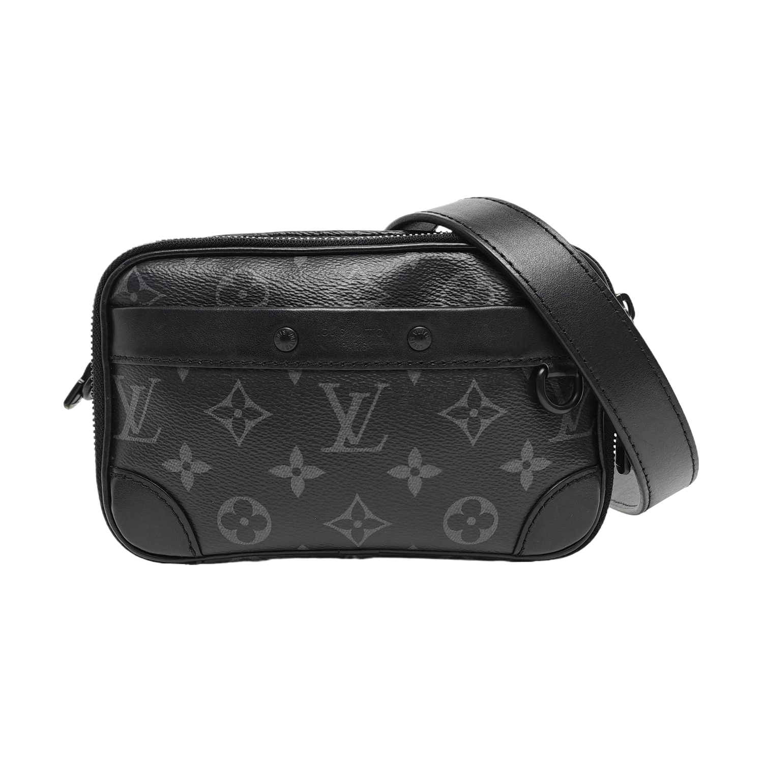 ALPHA Nano Monogram Coated Canvas Black