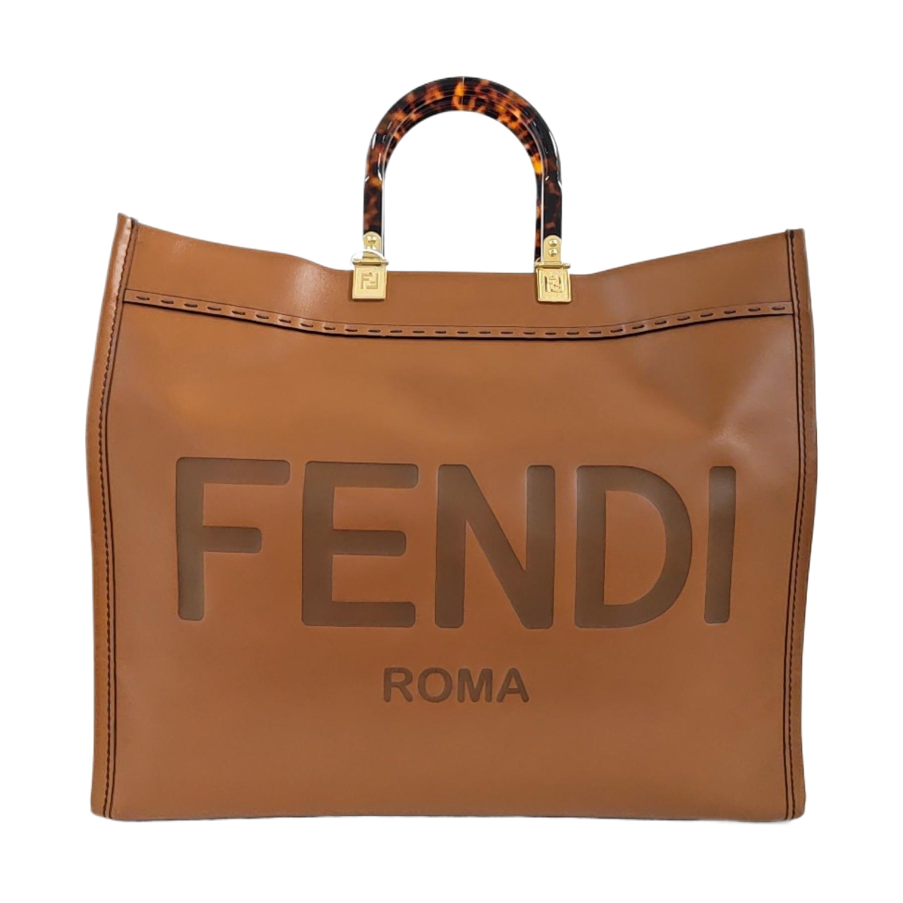 Sunshine Large Calfskin Brown