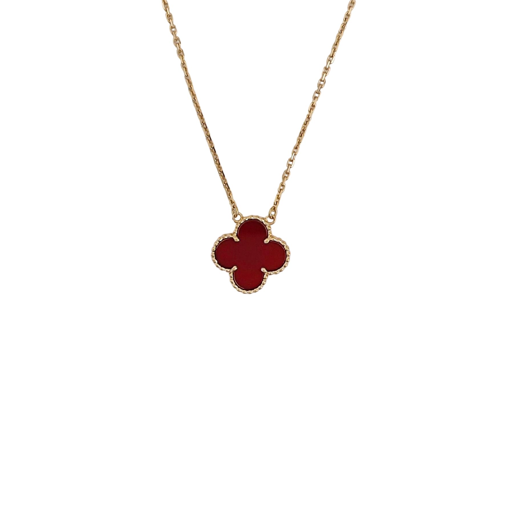 Vintage Alhambra 18k Gold Necklace