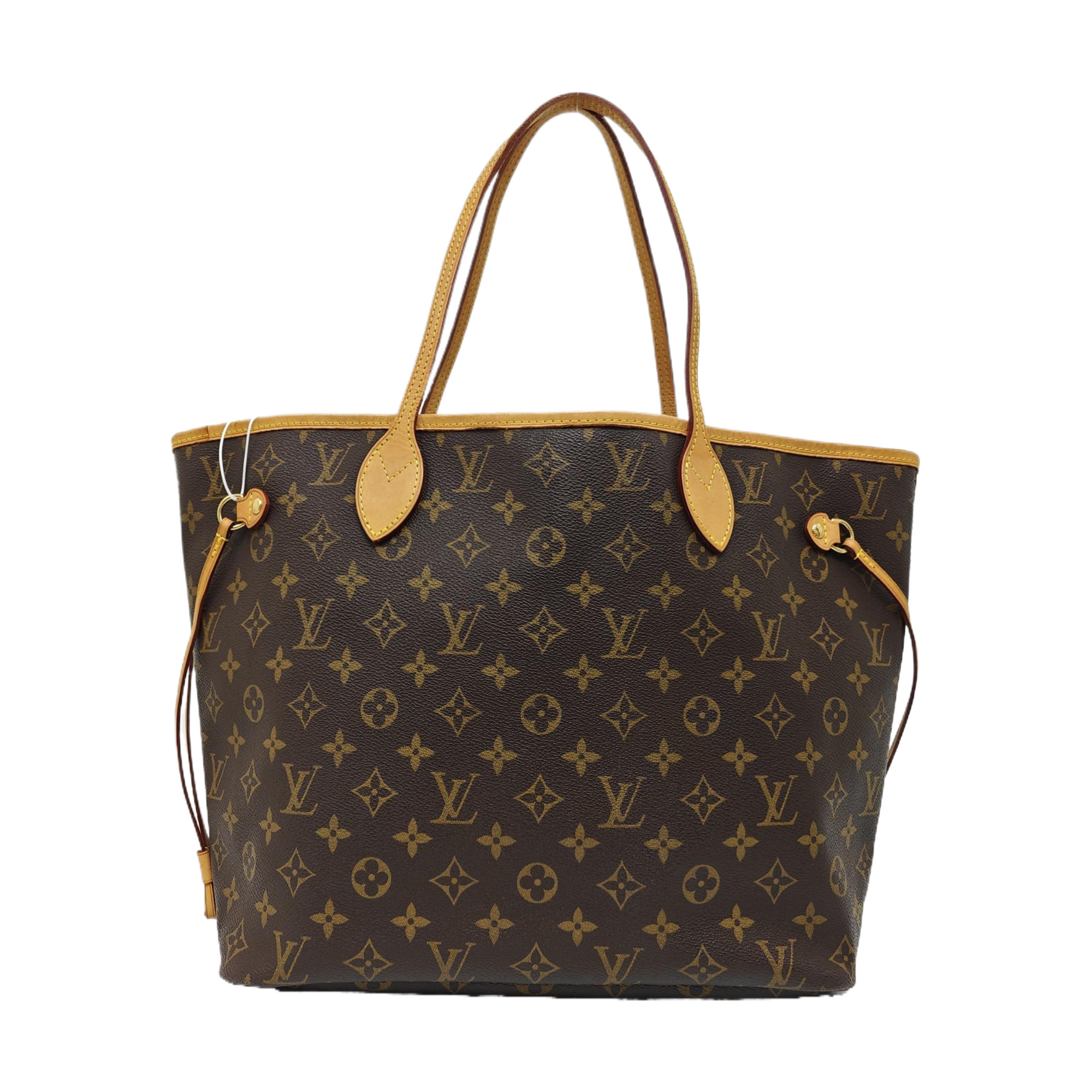 NEVERFULL MM Monogram Coated Canvas Brown