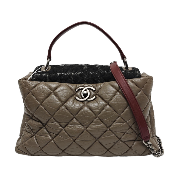 PORTOBELLO Quilted Calfskin Gray