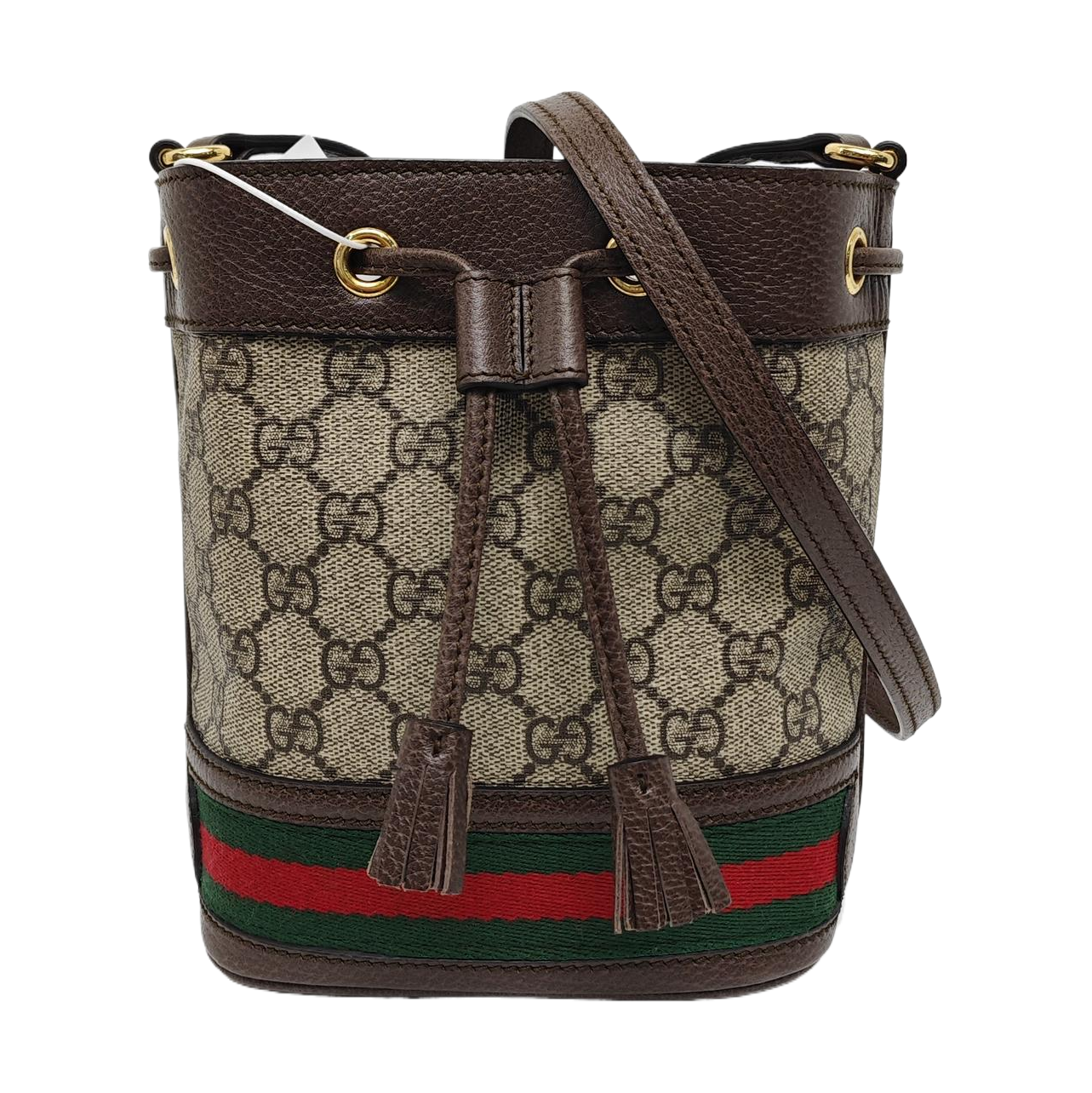 Ophidia Mini Monogram Coated Canvas Beige