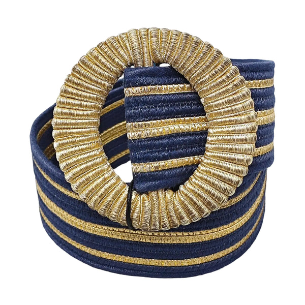 Blue Fabric Belt