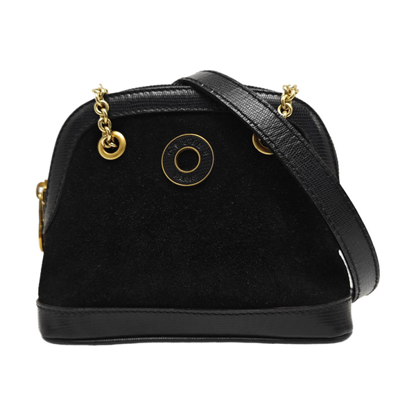 Suede Shoulder Bag Black