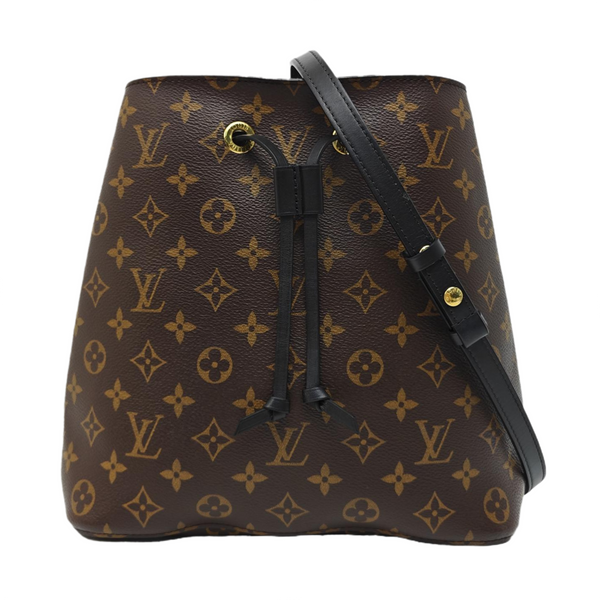 NÉONOÉ MM Monogram Coated Canvas Brown