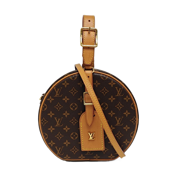 BOITE CHAPEAU PM Monogram Coated Canvas Brown