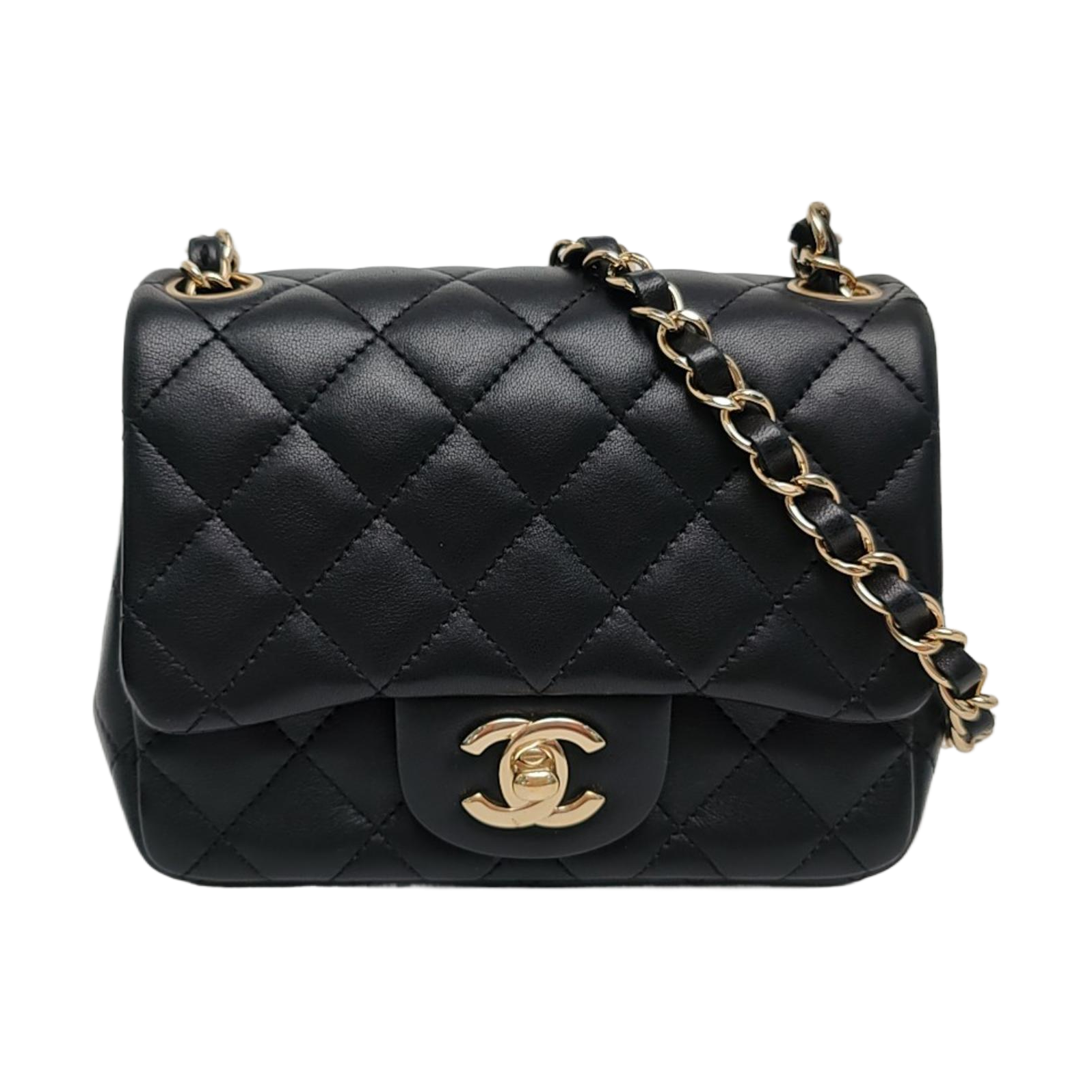 CLASSIC FLAP Mini Quilted Lambskin Black
