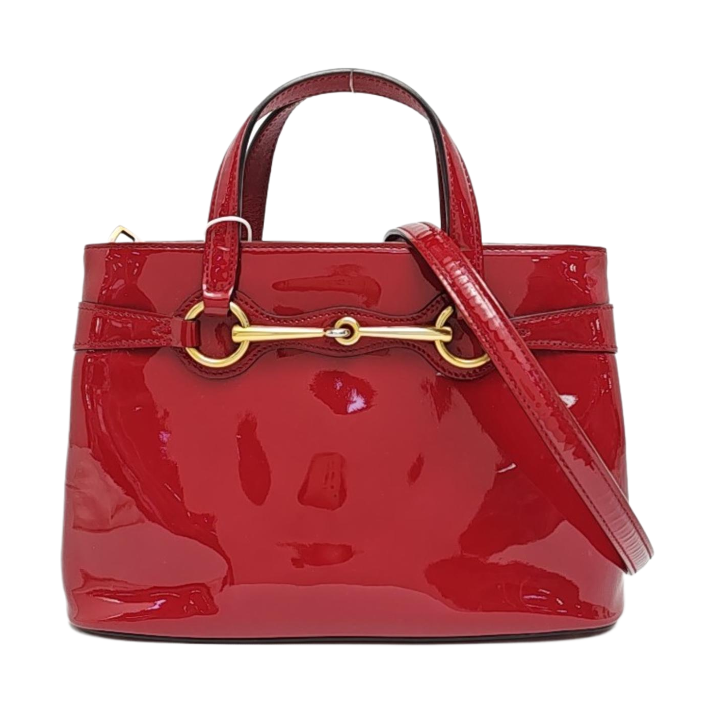 Bright Bit Patent Leather Red