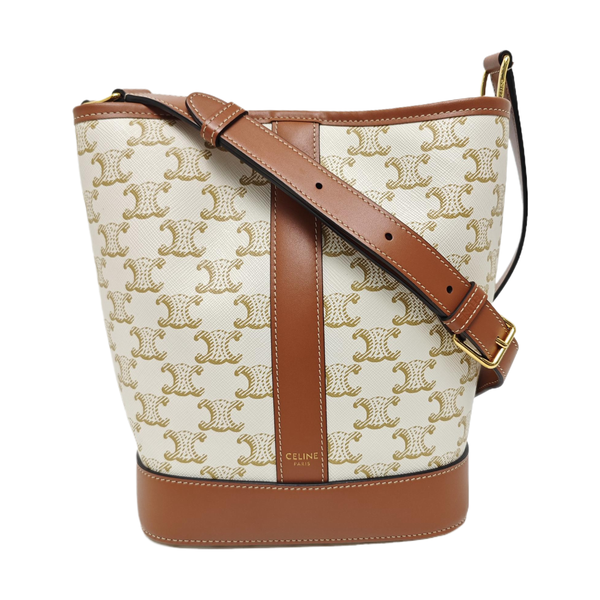 TRIOMPHE CANVAS Small Coated Canvas Beige