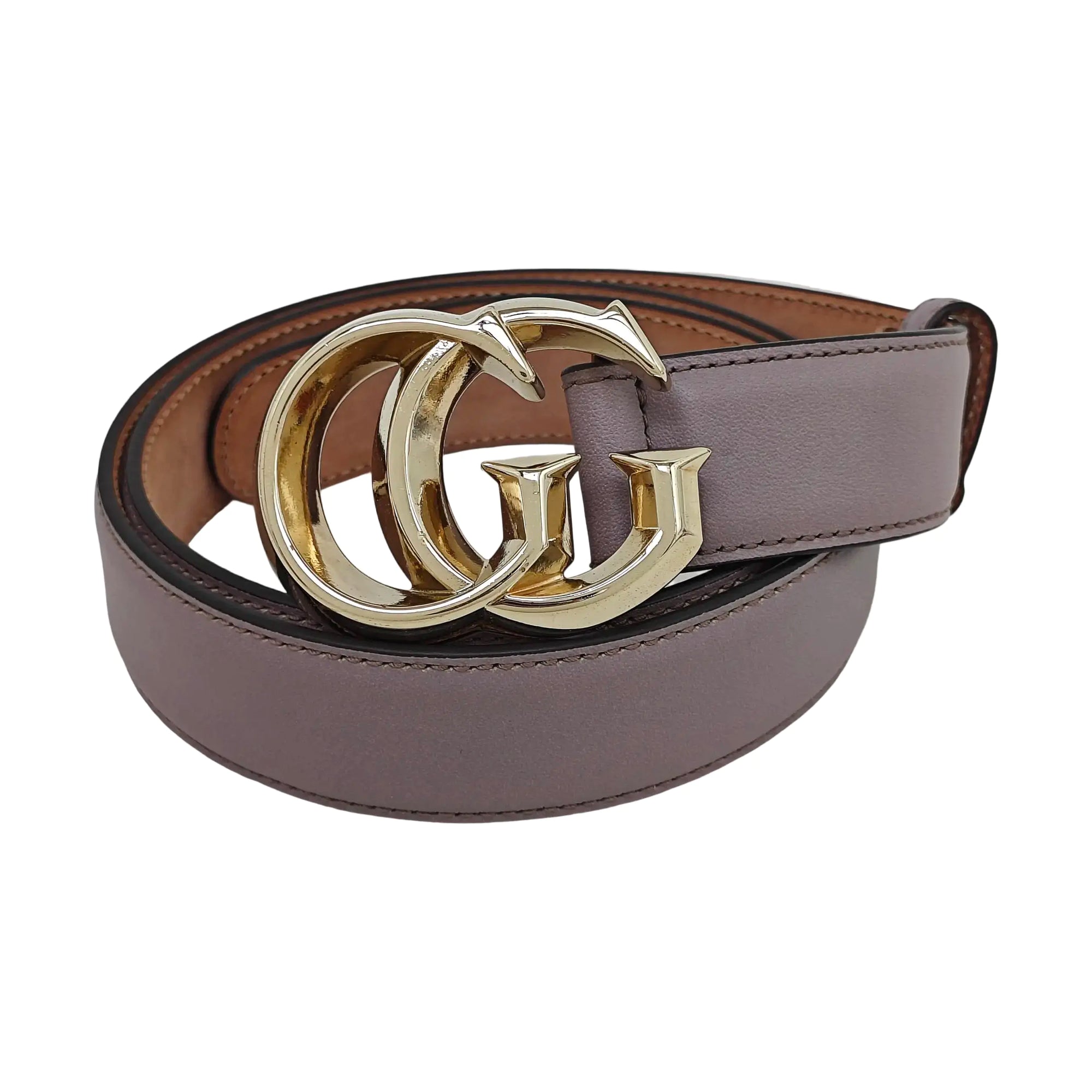 Leather Belt Purple
