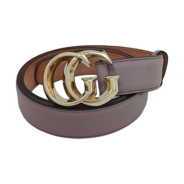 Leather Belt Purple