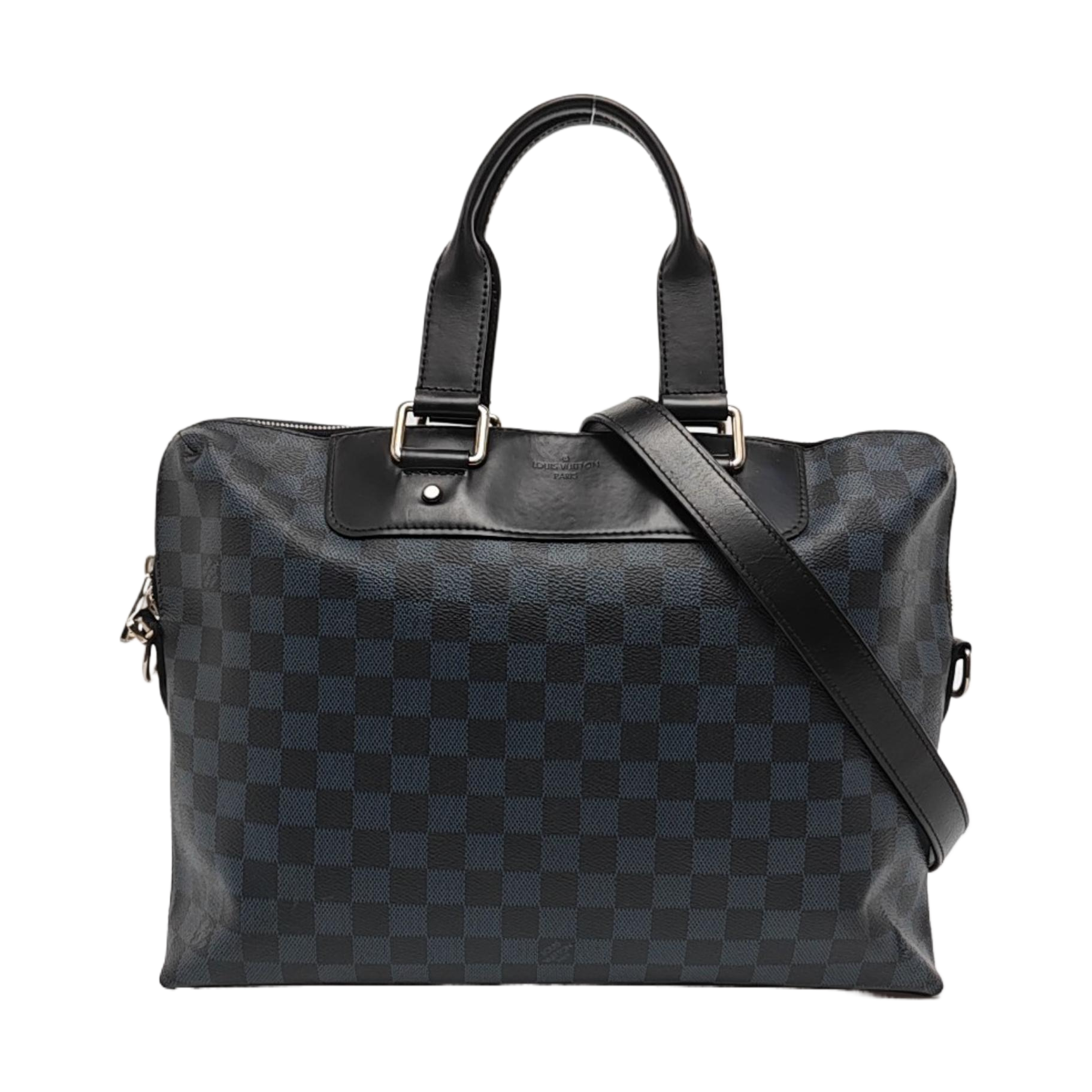PORTE-DOCUMENTS Damier Coated Canvas Blue