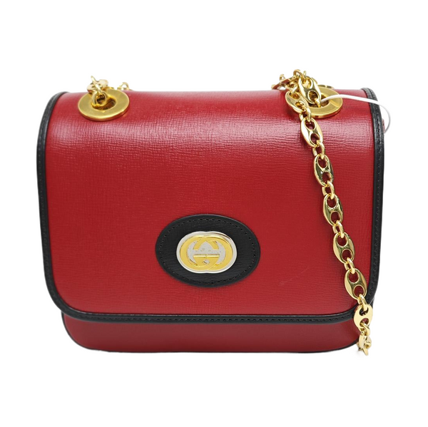 Calfskin Shoulder Bag Red