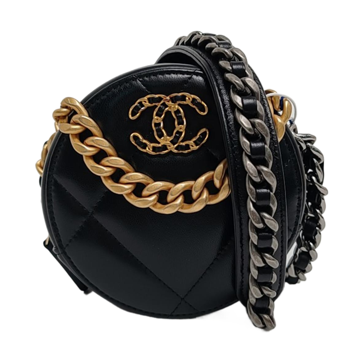 Authenticated pre-owned  CHANEL 19 Quilted Lambskin Black - Shoulder Bag at Looply
