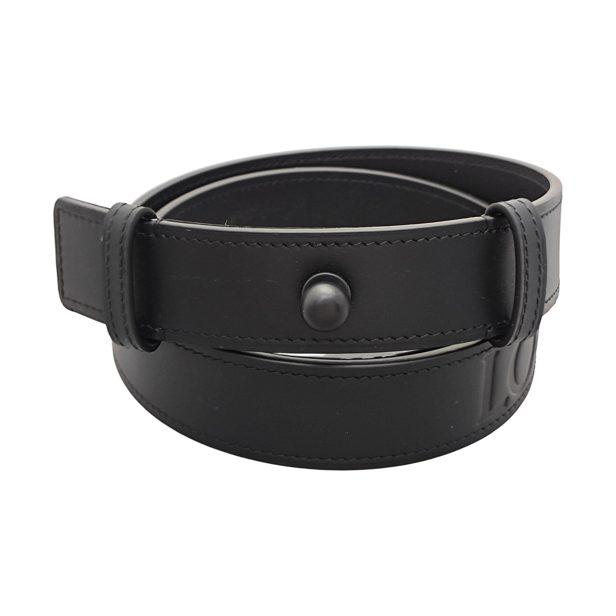 Leather Belt Black