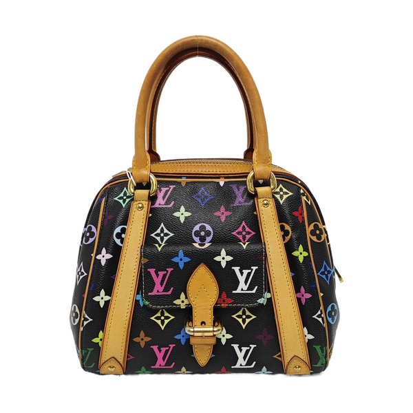 LV × TM PRISCILLA Monogram Coated Canvas Black