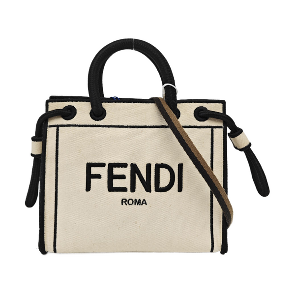 Canvas Shoulder Bag Beige