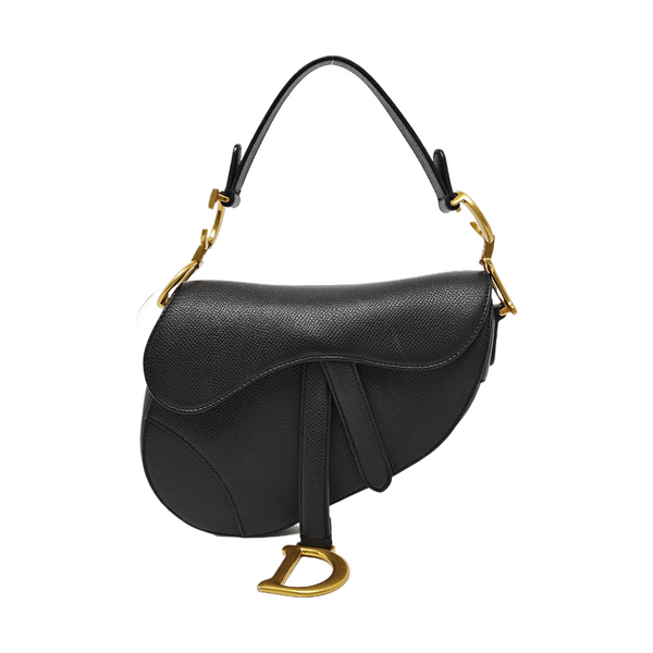 Saddle Mini Calfskin Black