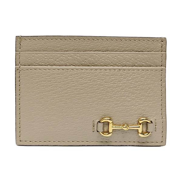 Calfskin Card Holder Beige