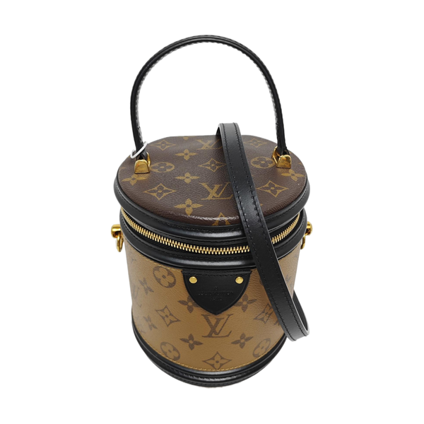 CANNES PM Monogram Coated Canvas Brown