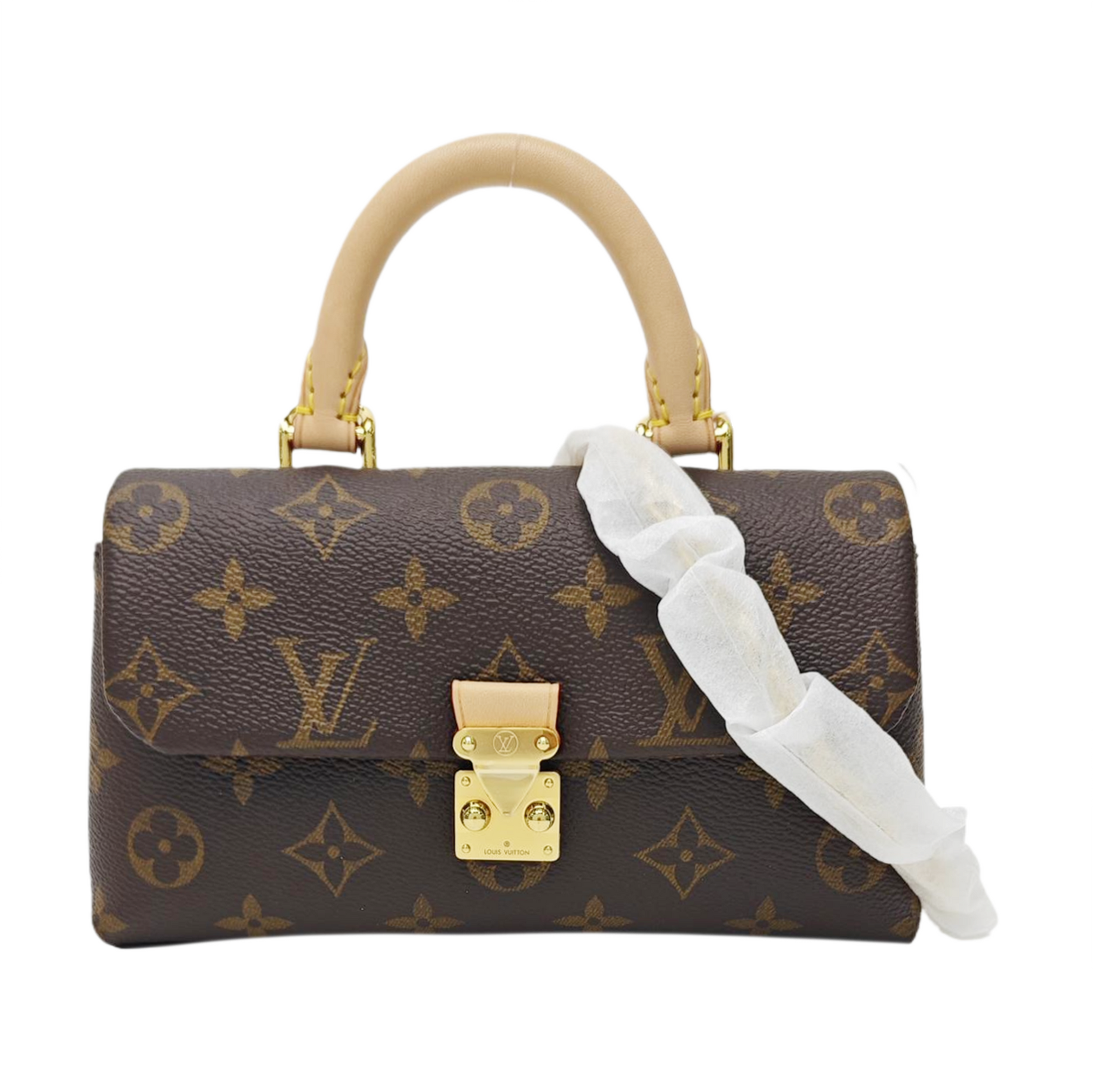 MADELEINE Monogram Coated Canvas Brown