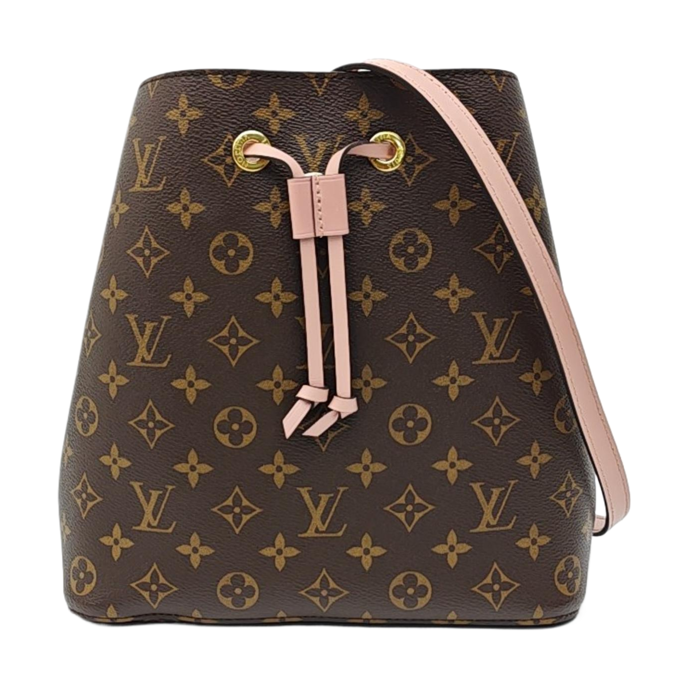 NÉONOÉ MM Monogram Coated Canvas Brown
