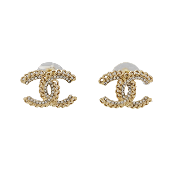 Metal Gold Stud Earrings