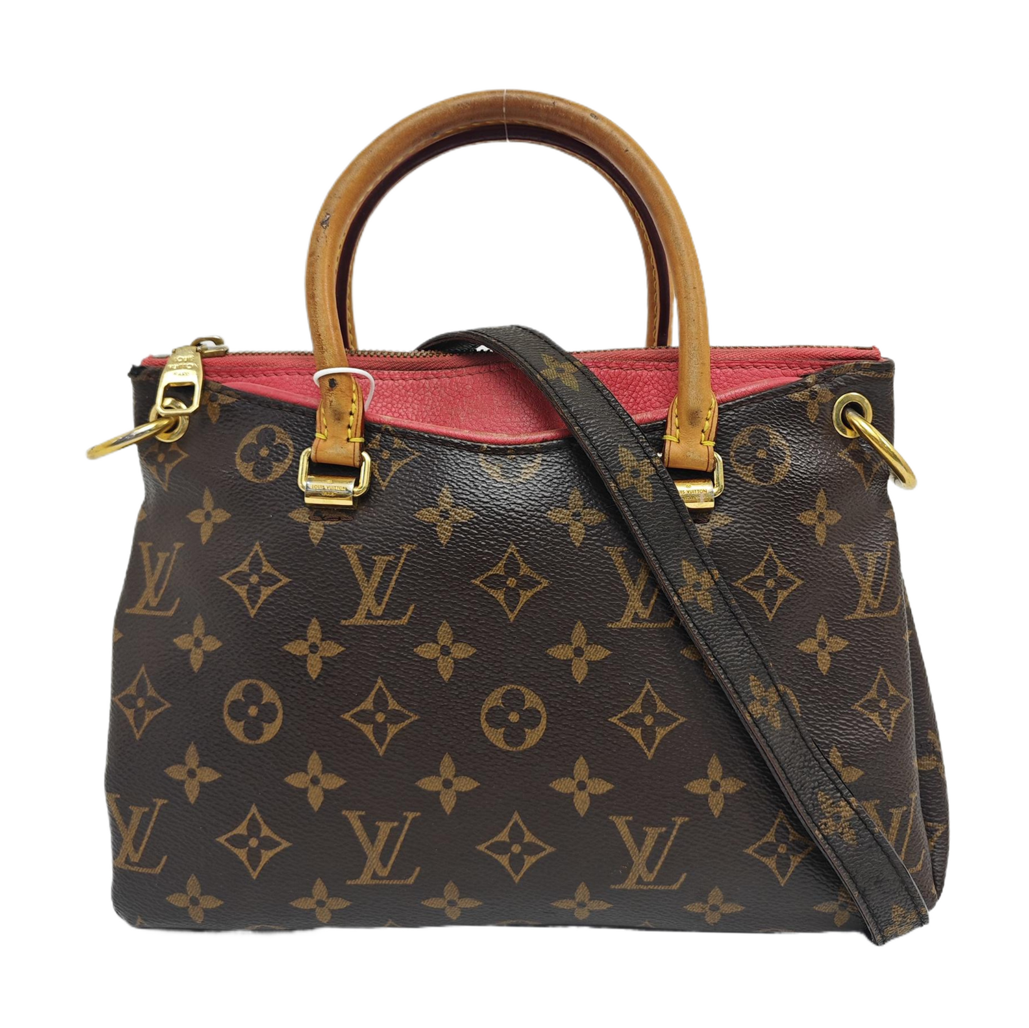 PALLAS BB Monogram Coated Canvas Brown