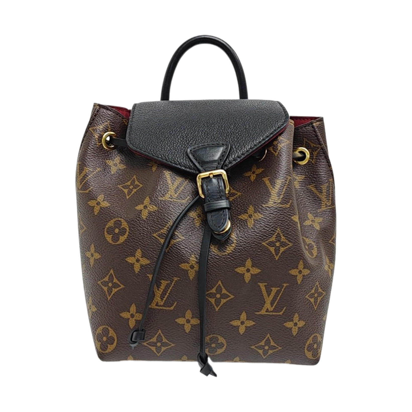 MONTSOURIS BB Monogram Coated Canvas Brown