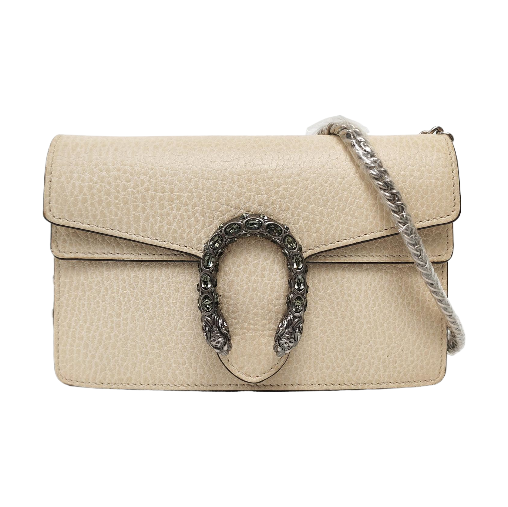 Authenticated pre-owned  Dionysus Super Mini Calfskin White - Crossbody Bag at Looply