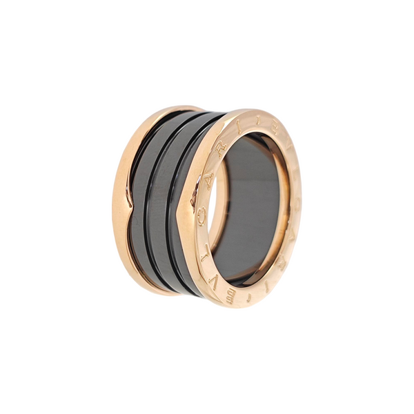 B.ZERO1 18k Rose Gold Ring EU 57