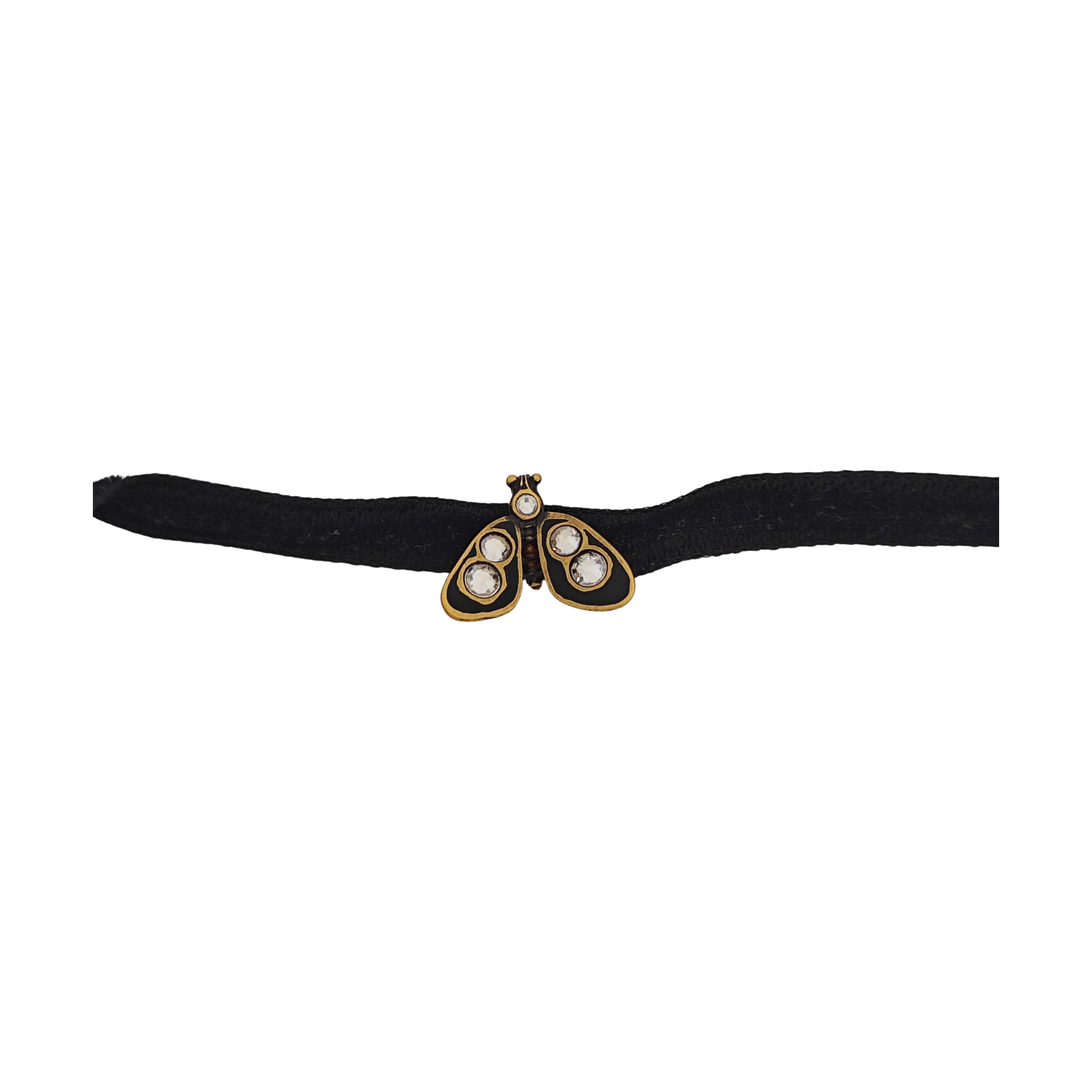 Synthetic Crystal Black Necklace