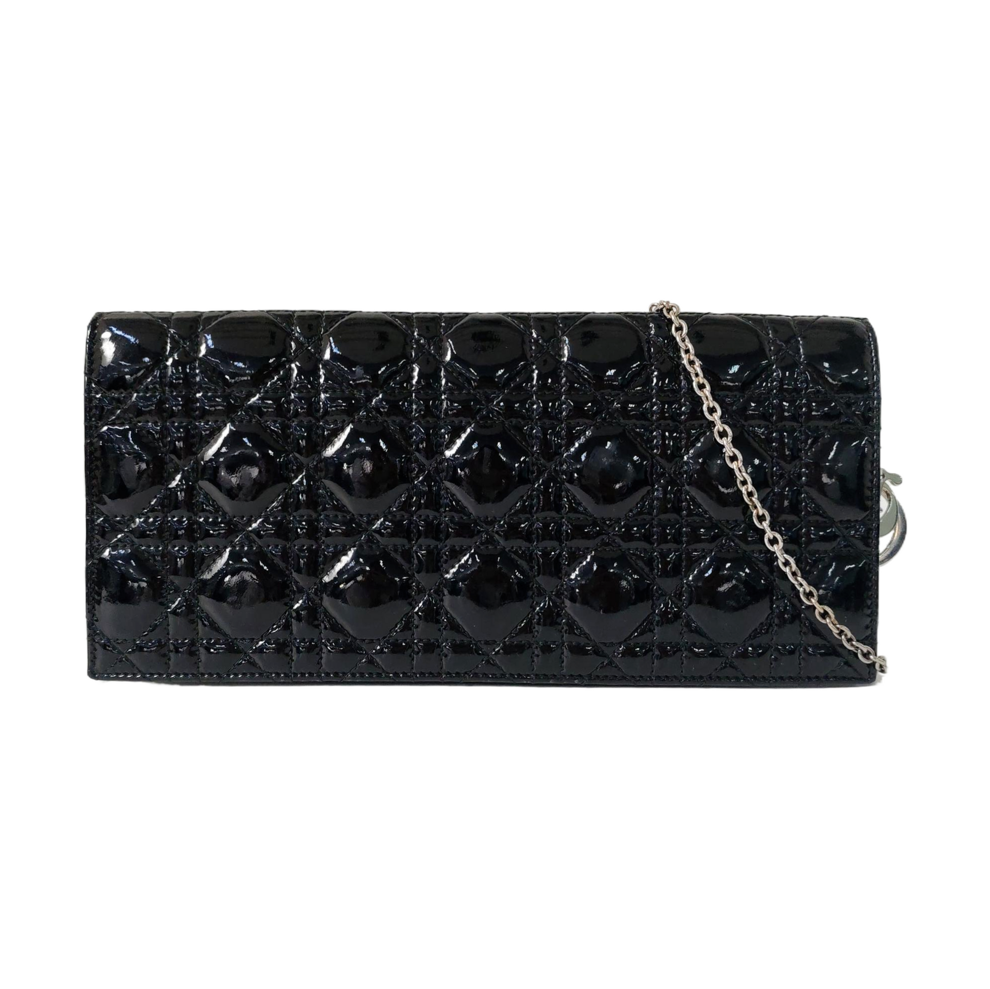 Lady Dior Medium Cannage Calfskin Black