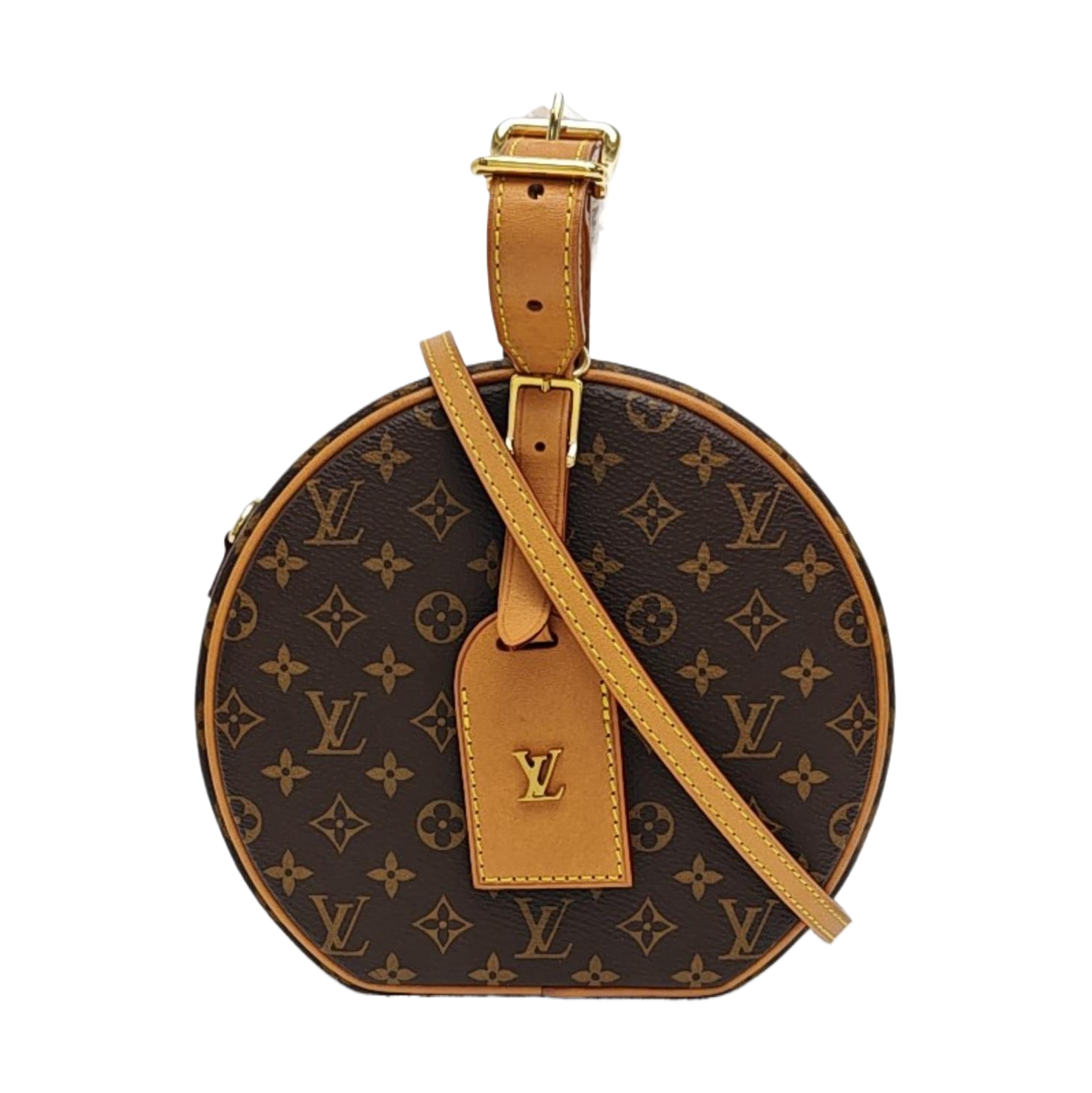 BOITE CHAPEAU PM Monogram Coated Canvas Brown