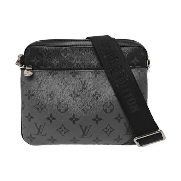 TRIO Monogram Coated Canvas Gray