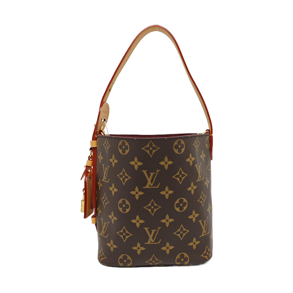 ALL IN Monogram Coated Canvas Brown