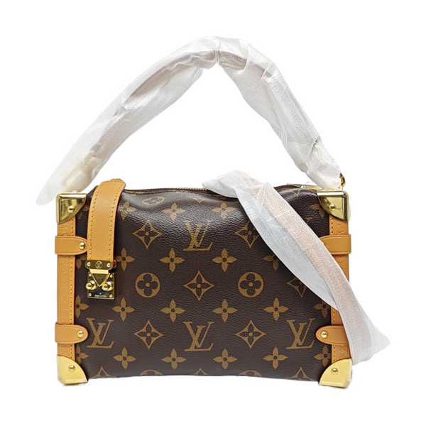 SIDE TRUNK MM Monogram Coated Canvas Brown