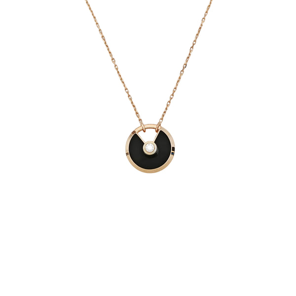 AMULETTE DE CARTIER 18k Rose Gold Necklace