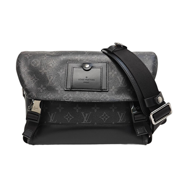 VOYAGER PM Monogram Coated Canvas Black