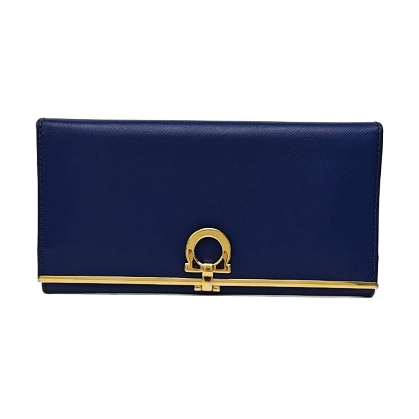 Calfskin Wallet Blue
