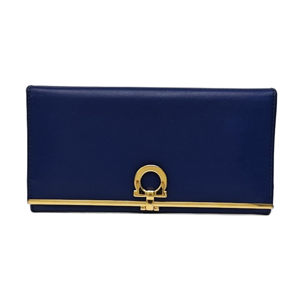 Calfskin Wallet Blue
