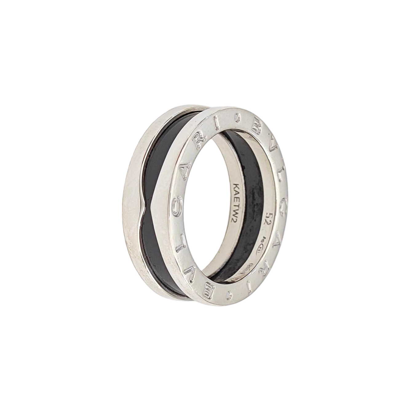 B.ZERO1 925 Sterling Silver Ring EU 52