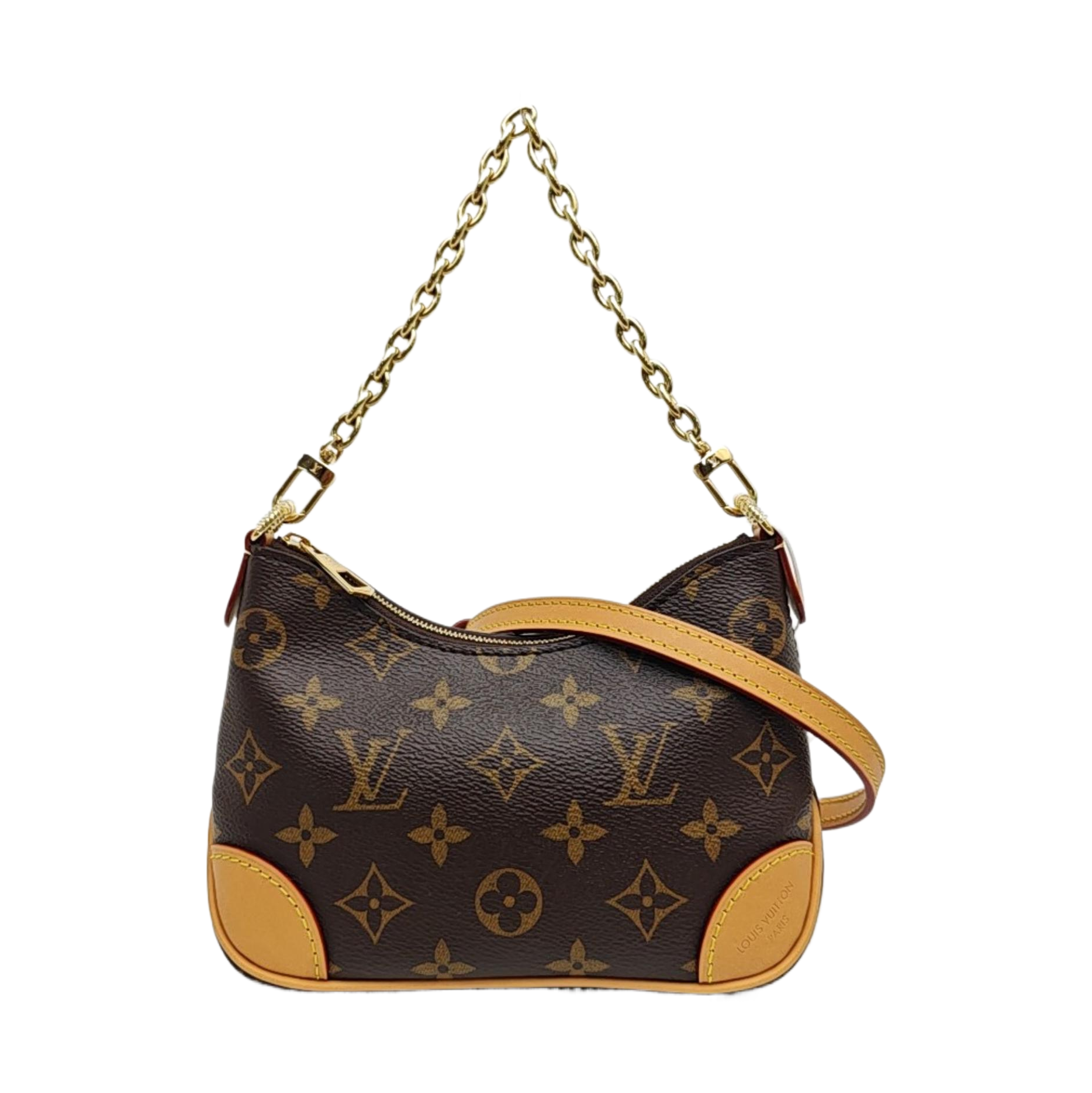 BOULOGNE Nano Monogram Coated Canvas Brown